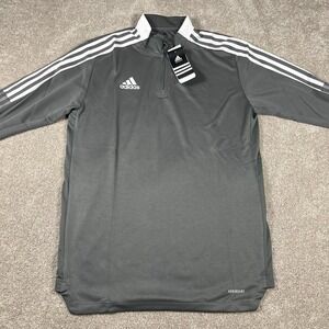 Adidas Mens Gray TR Sports Performance Soccer Top‎ Size M NWT